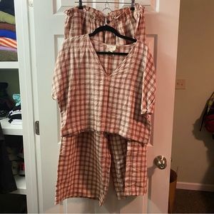 Lou & Grey Linen Set, sz L